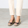 Sandalias Tanna cosidas a mano en piel.