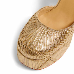 Sandalias Fania en piel Vegana, cierre lateral de pulsera con hebilla.