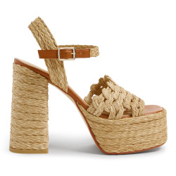 Sandalias Faye en rafia,...