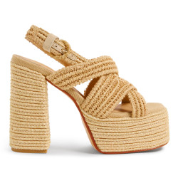 Sandalias Fulvia en rafia,...